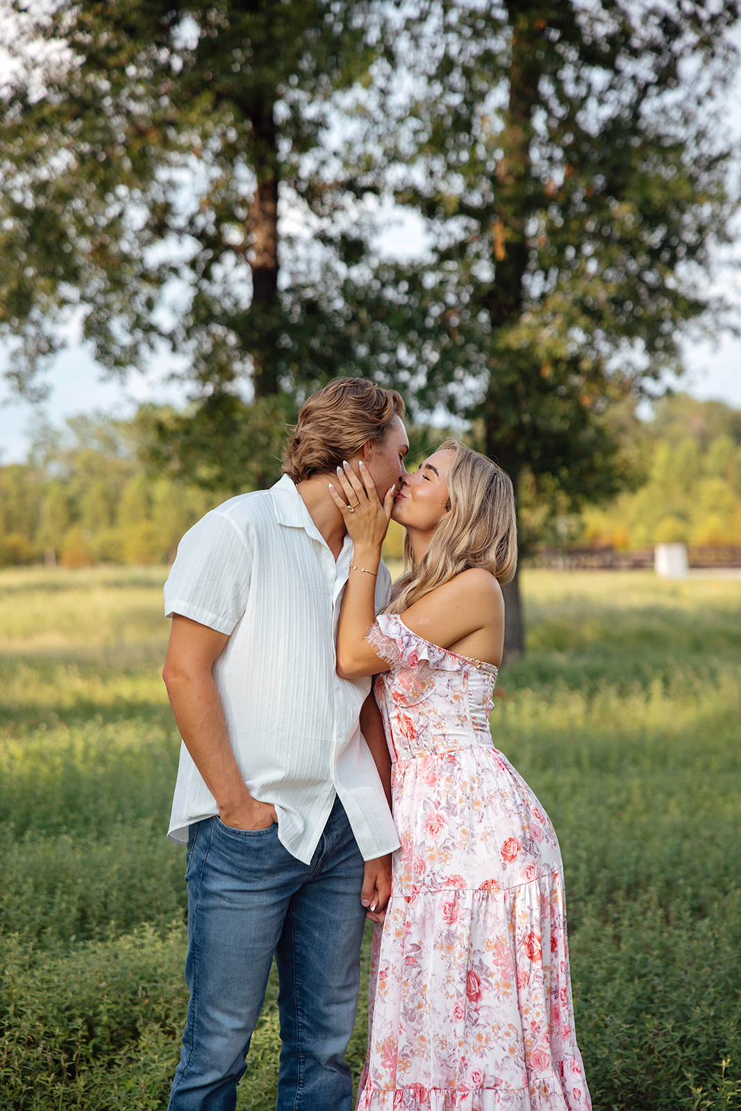 beautiful couple pose together