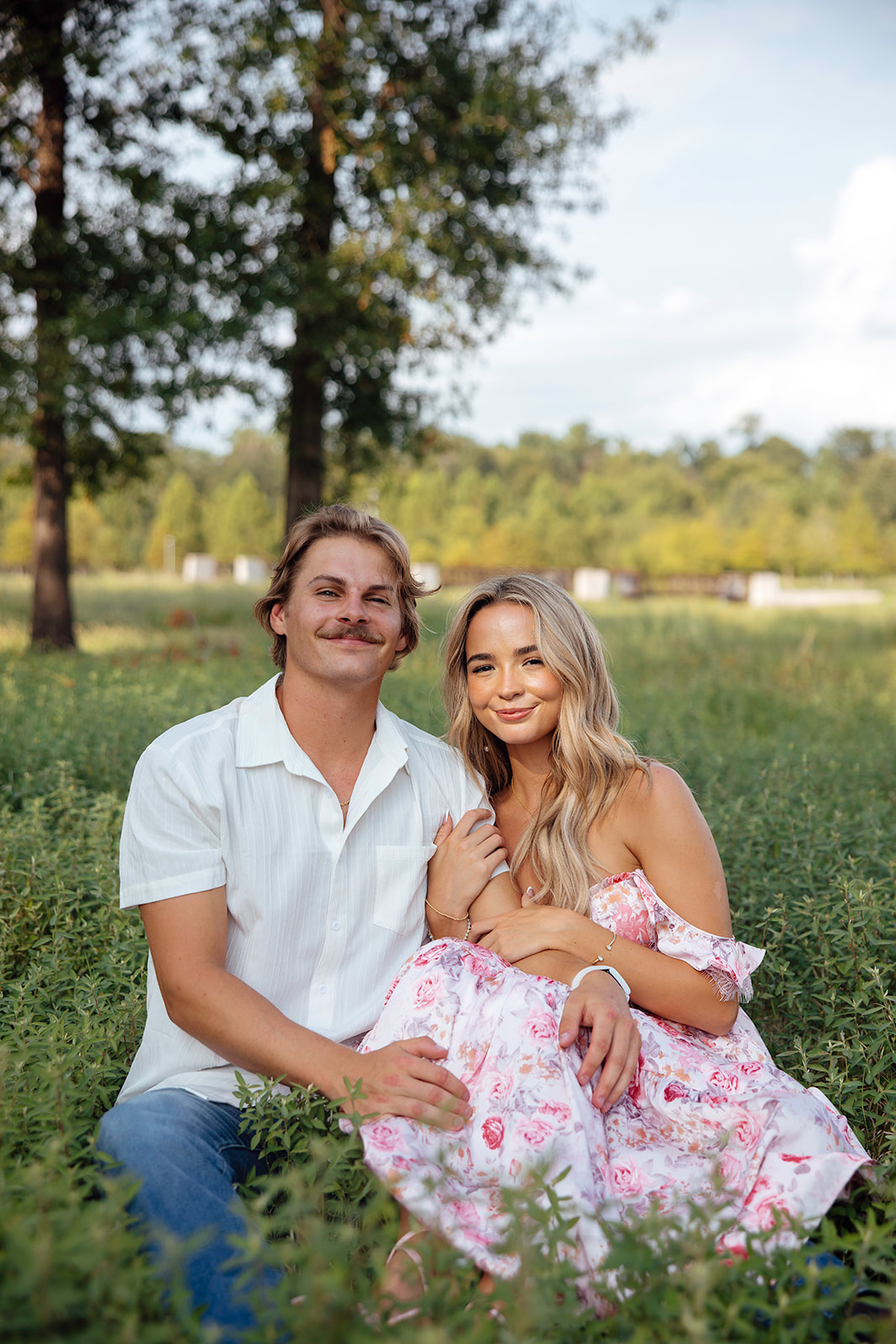 beautiful couple pose together